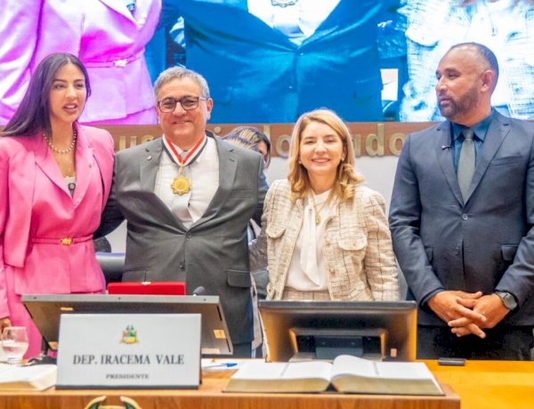 Assembleia homenageia Cauê Ávila Aragão e Márcio Machado com Medalha ‘Manuel Beckman’